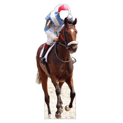 Horse And Jockey Standin