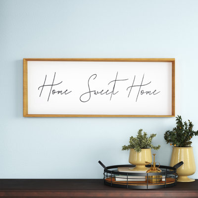 Plaque murale Home Sweet Home