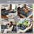 Adame Boneless Compression Sectional Oversized Sofa Couch With Pillows-1243031105-1271910981-1271910991