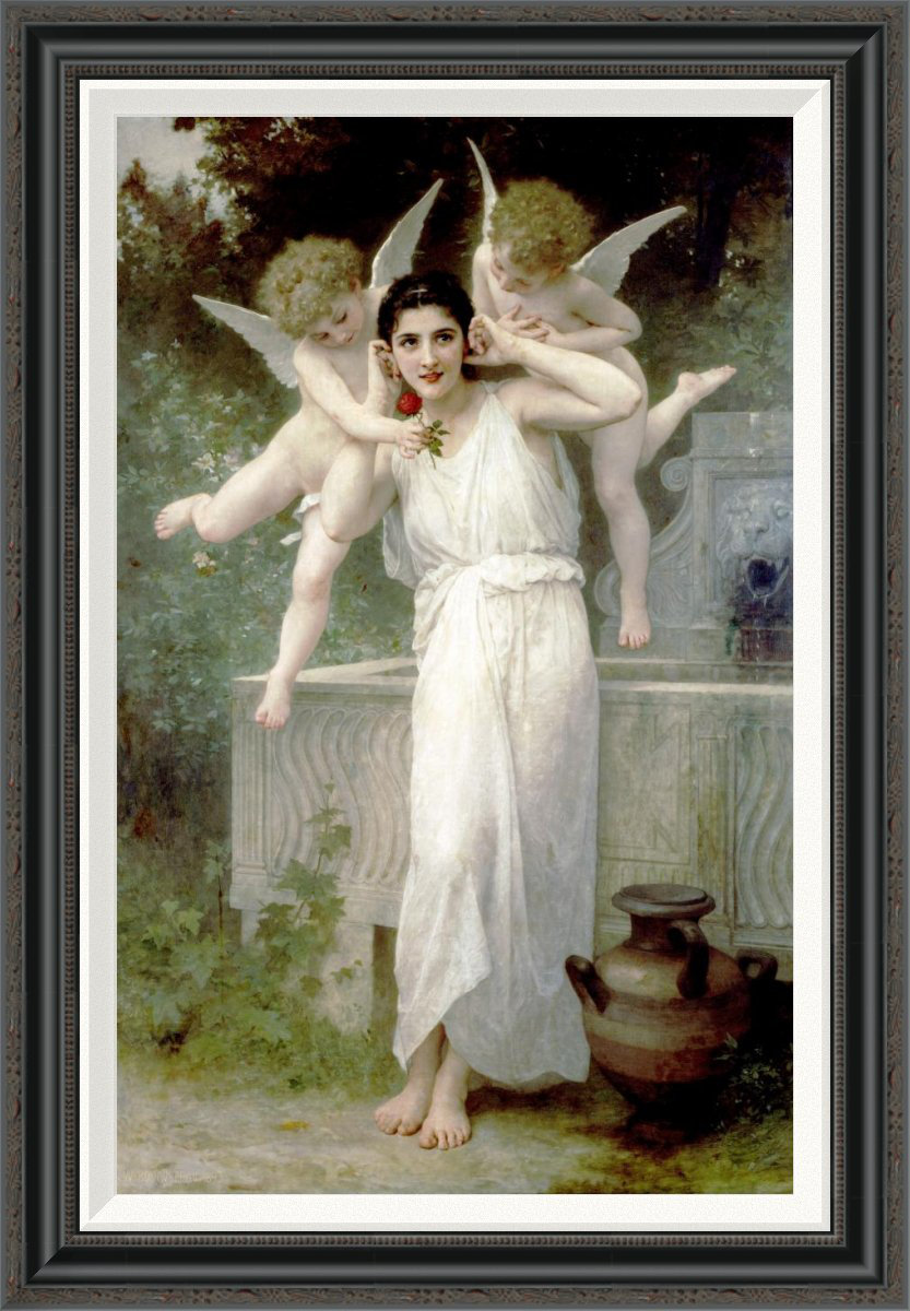 Global Gallery 'L'Innocence' by William-Adolphe Bouguereau Framed ...