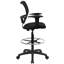  Chaise de dessinateur en maille à dossier moyen avec accoudoirs réglables-30774820-30774824