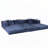Chenille fabric Convertible Floor Sofa Bed-1655950650