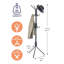 Philesha Freestanding 12 - Hook Coat Rack