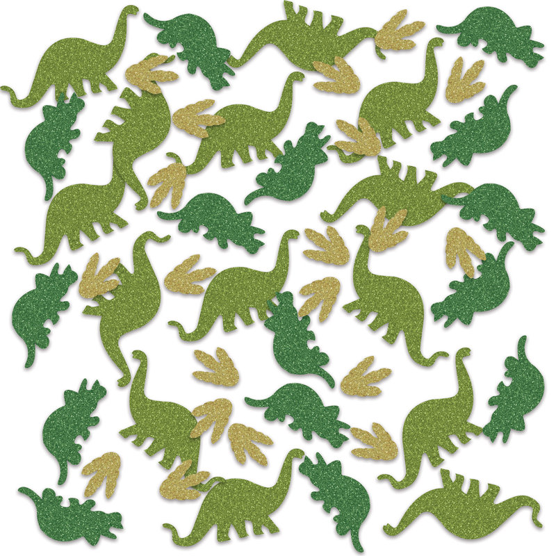 Confettis dinosaure de luxe scintillant