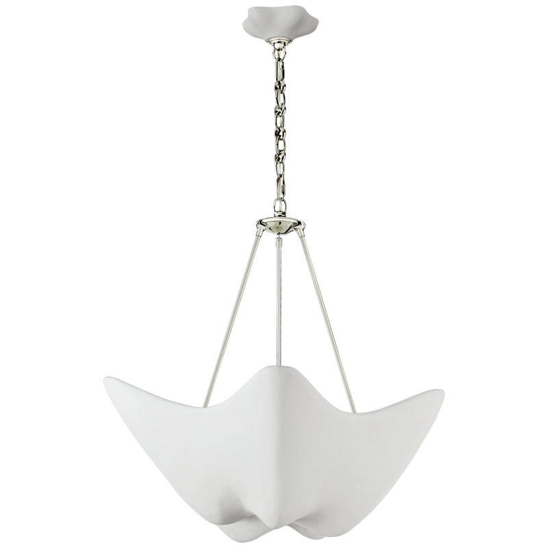 AERIN Cosima Medium Chandelier, Polished Nickel