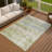 Machine Washable Indoor/Outdoor Kesler ACN2388 Stripes Rug-511382392