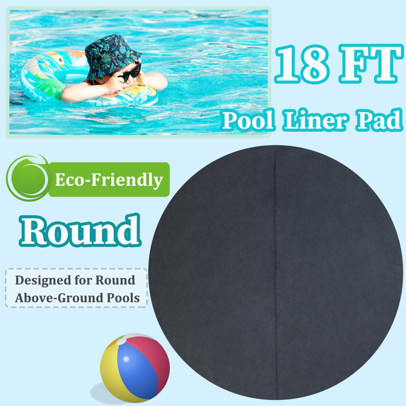 18ft Round Pool Liner Pad