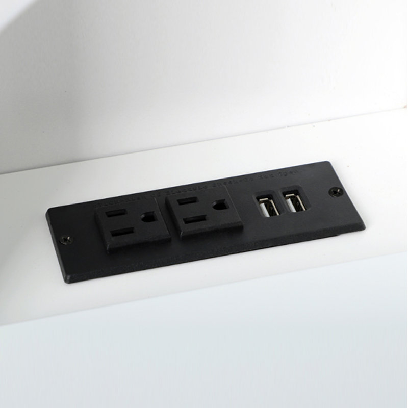 Annalie Writing Desk with Power Outlet