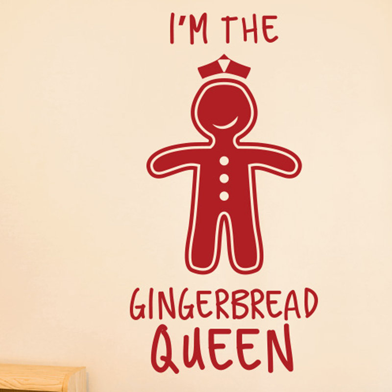 Wall Decal, Dark Red, Large