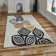 Inaluxe Tunis Handmade Tufted Wool Black/Beige Rug
