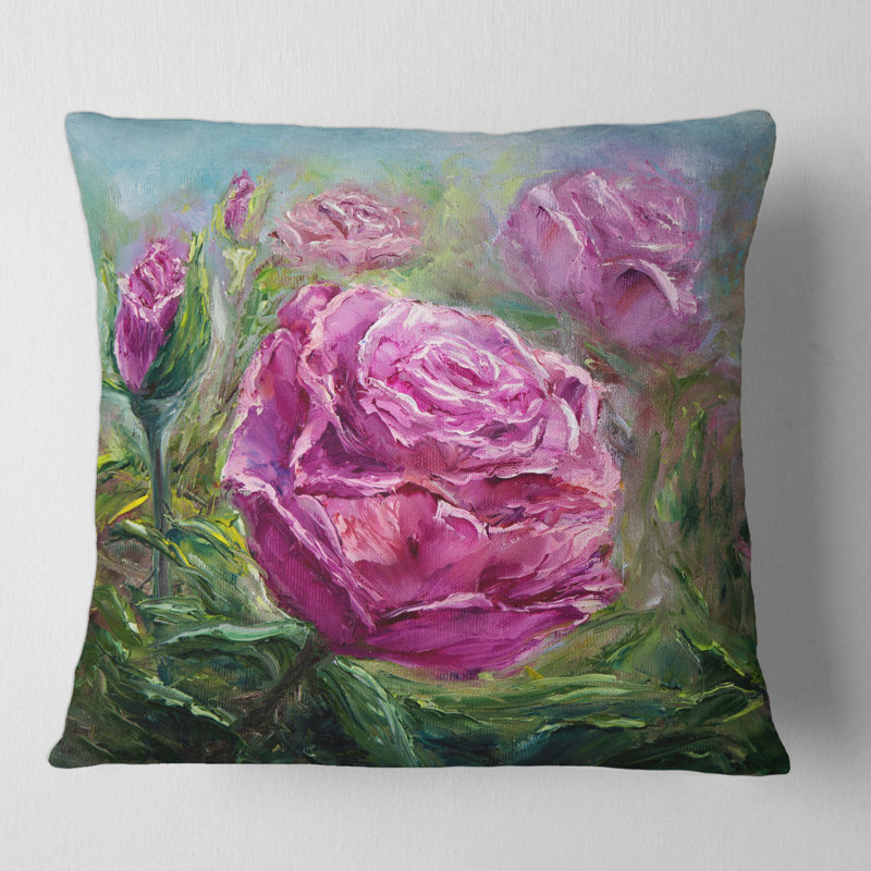 Housse et insert de coussin Bouquet de pivoines, 18" x 18"