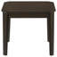 Ensemble de 3 tables basses et tables de bout Amaro brun foncé (table incluse seulement)