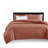 3 Piece Reversible Quilt Set Clay Red