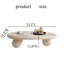 Table basse Minimalist Spherical Base - Table d'appoint Mid-Century-1266114735-1223530032