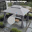 Pavillon de jardin en acier à toit double 13 pi x 10 pi Decksplore-133219288