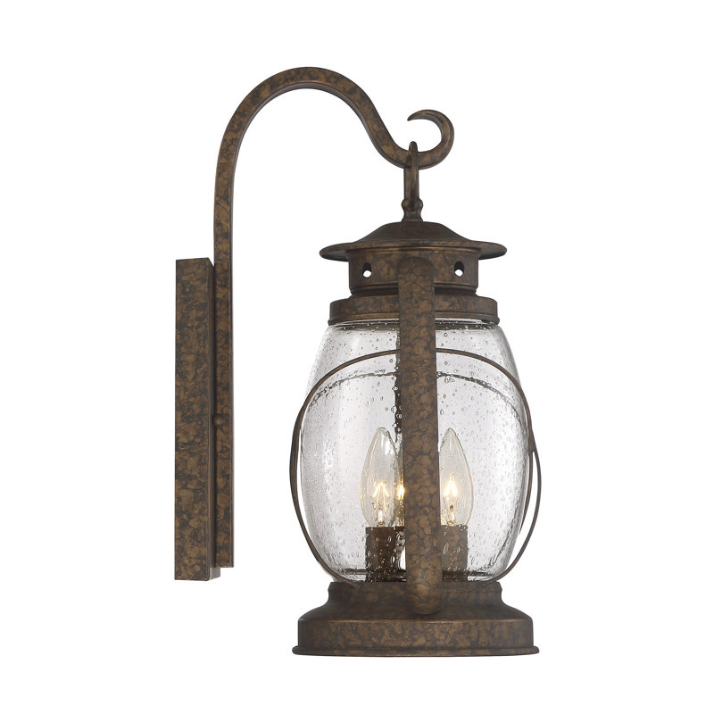 Lanterne murale d’extérieur 3 lumières Bendel