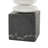Odom Marble Stacked Stone Abstract Sculpture With Black Block Base