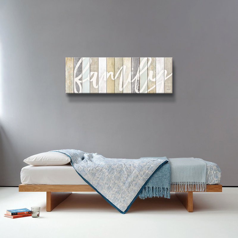 « family », art textuel sur toile, Toile tendue