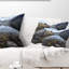 Coussin lombaire à imprimé paysage