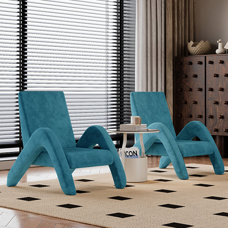 Chaise de loisirs créative et unique., Bleu