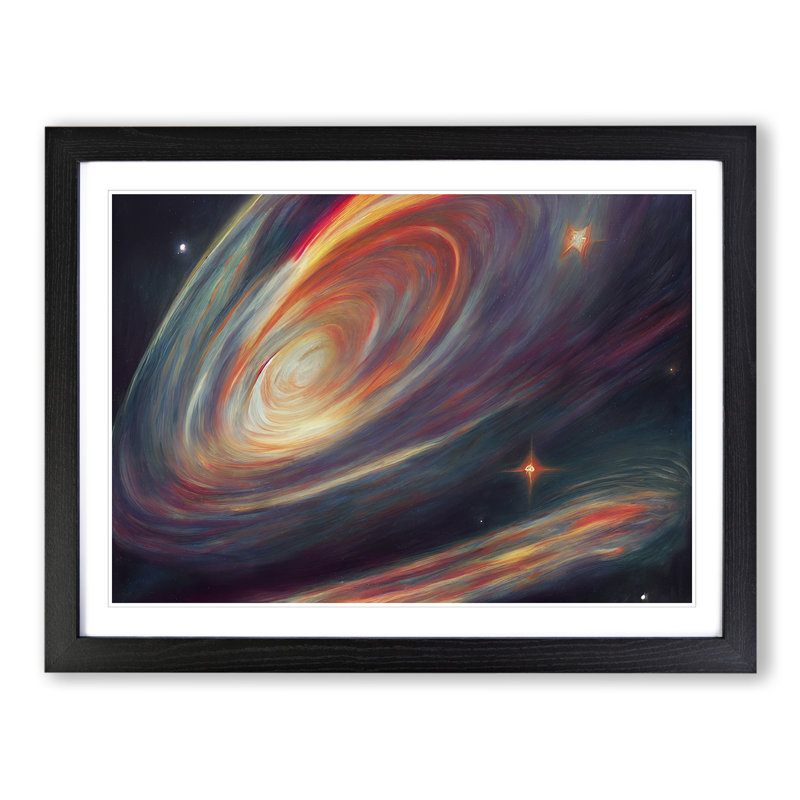 Captivating Galaxy Vol.3 - Single Picture Frame Print, 34cm H x 46cm W x 2cm D, Black