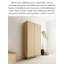 Armoire de rangement à double porte en bois de frêne et bois massif de style médiéval-1962514900