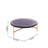 Round irregular pattern resin coffee table