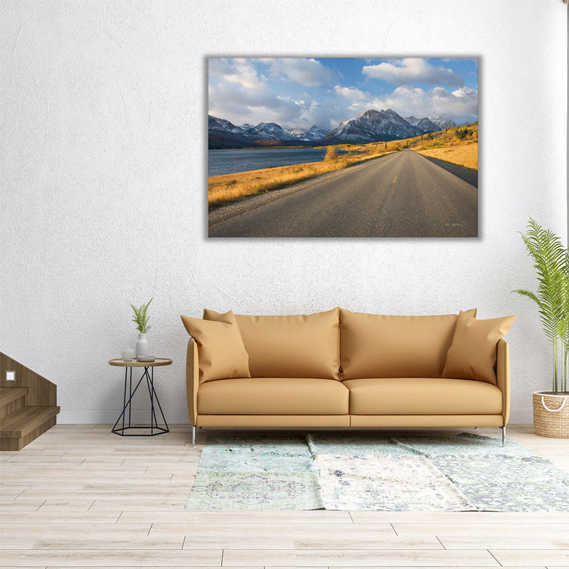 «Going To The Sun Road», reproduction d'art sur toile, H 20 po x l 30 po
