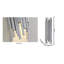 Applique murale moderne 2 lumières Chrome-29552746