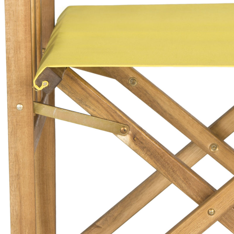 Fauteuil de patio Woodacre, Naturel / jaune
