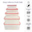 Contenant alimentaire Dammien - ensemble de 5-1913511002