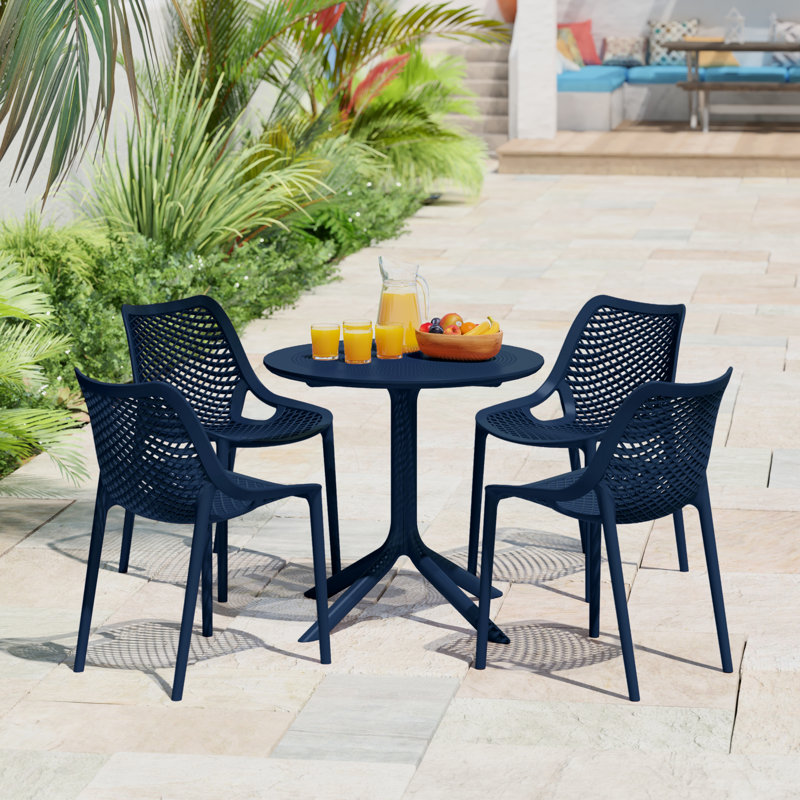 Ensemble repas extérieur pour 4 personnes, Marine