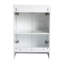 Meuble-lavabo sur pied 36 po avec lavabo en résine, 1 armoire de rangement, porte à fermeture douce et tiroir