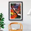 Sleeping Deer in the Forest by Franz Marc - Picture Frame Painting-62762266-62762268