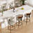 Chic Swivel Leather Upholstered Bar Stool For Ultimate Comfort And Style-647653561-647653565