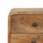 Mantello 30cm W Solid Wood Bedside Table