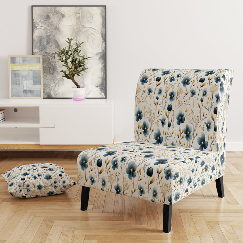 Fauteuil de chambre Blue Essence Petals