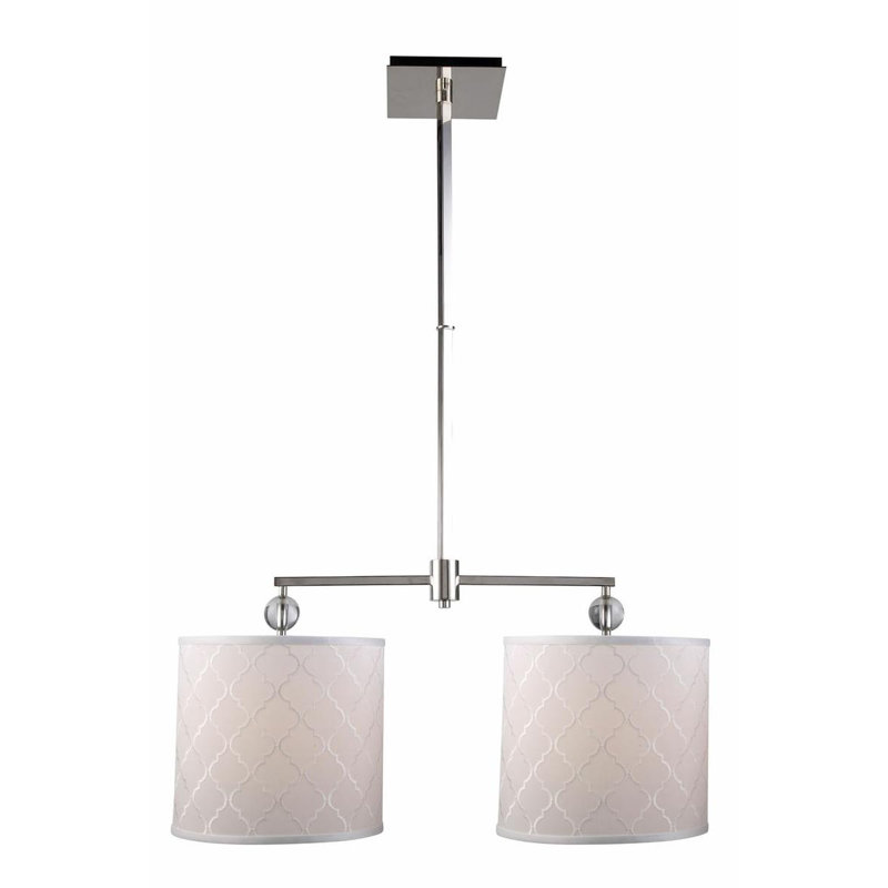 Raisa 2 - Light Kitchen Island Pendant, Polished Nickel