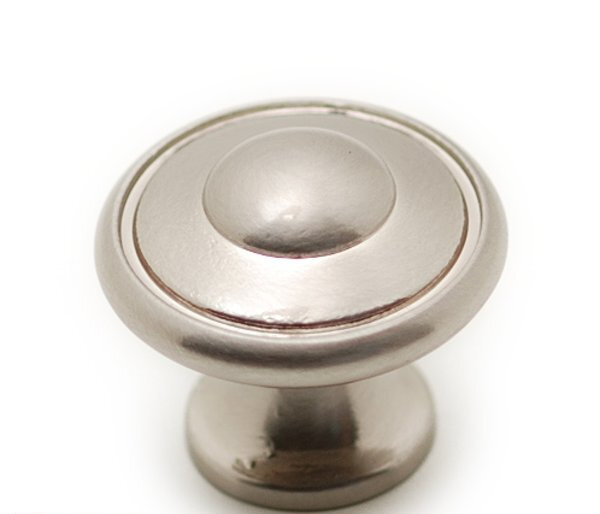 Expression 1 1/4" Diameter Mushroom Knob, Brushed Nickel
