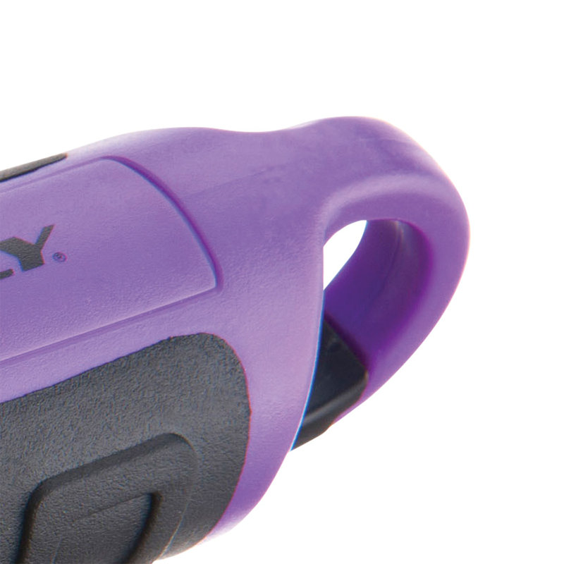 8.88'' Battery Powered Integrated LED Flashlight, Purple