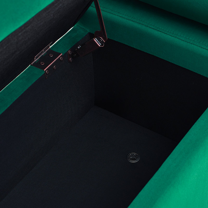 Elegant Storage Bench, Green