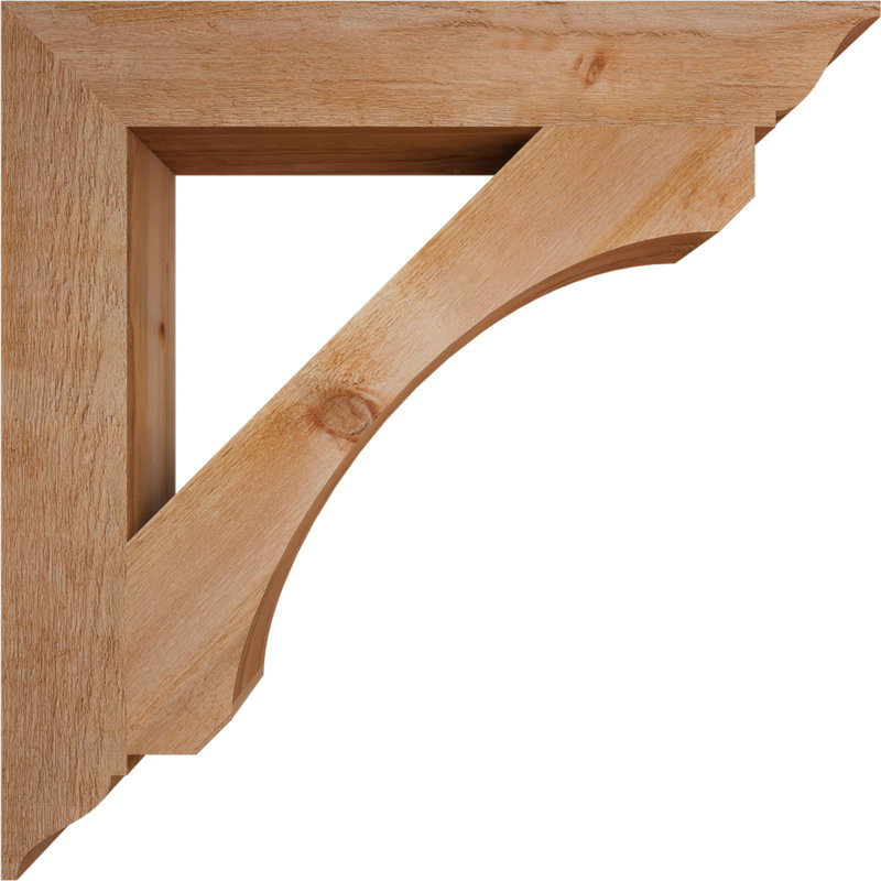 Support pour scie brute traditionnelle de l 6 po x P 42 po x H 42 po, cèdre rouge de l'Ouest, H 42 po x l 6 po x P 42 po