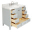Ensemble de meuble-lavabo simple Cambridge-110870683-134281922-134281923