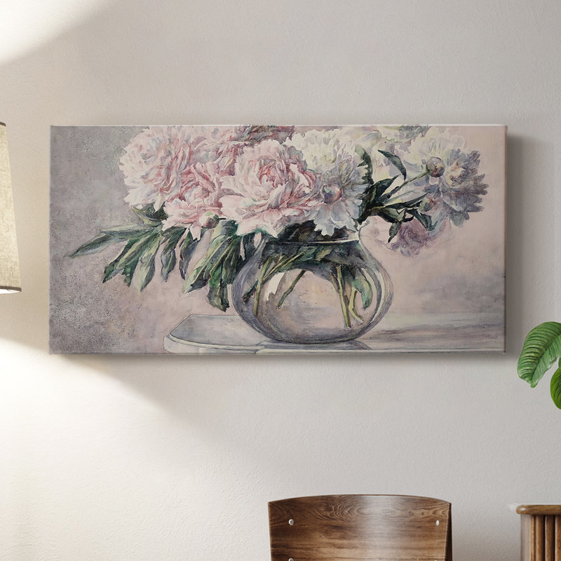 Botanical Series-CDLIX- Toile tendue avec châssis - Prêt à accrocher, H 20 po x l 40 po