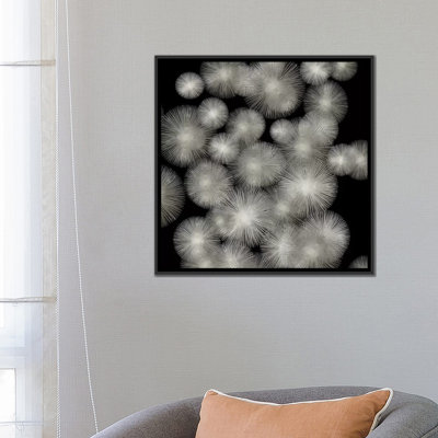 « silver soleil burst », impression sur toile tendue