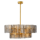 Chandelier Silvano Smoke Glass