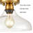 Lu Glass Semi Flush Mount