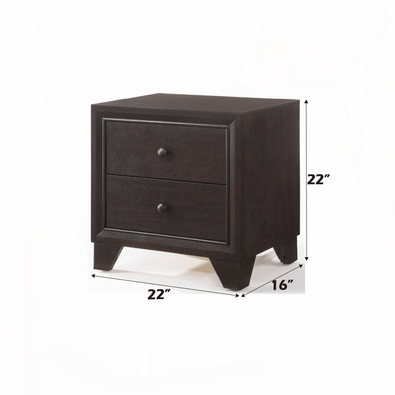 Espresso Nightstand
