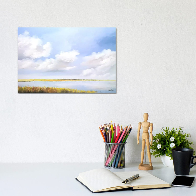 Lake by Hans Paus - Wrapped Canvas Print, 20.32 cm H x 30.48 cm W