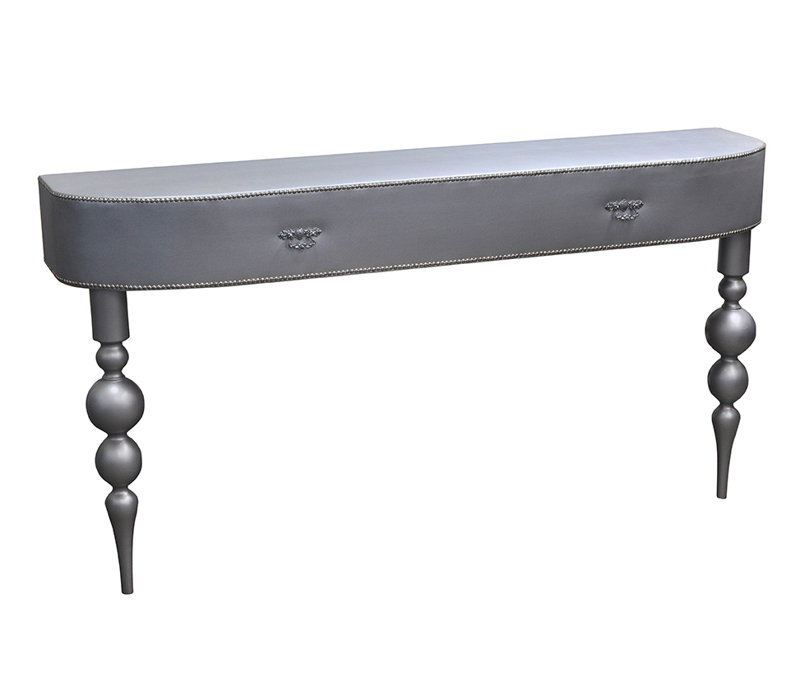 Baroque 180cm Console Table, Grey